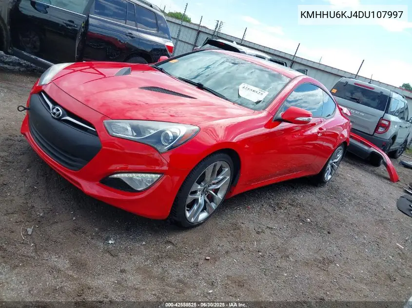 2013 Hyundai Genesis 3.8 Track VIN: KMHHU6KJ4DU107997 Lot: 42558525