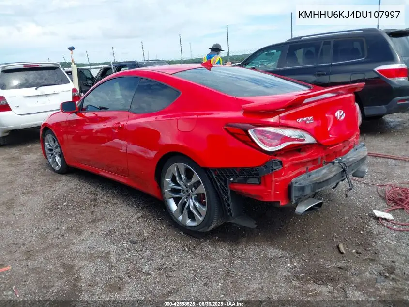 2013 Hyundai Genesis 3.8 Track VIN: KMHHU6KJ4DU107997 Lot: 42558525