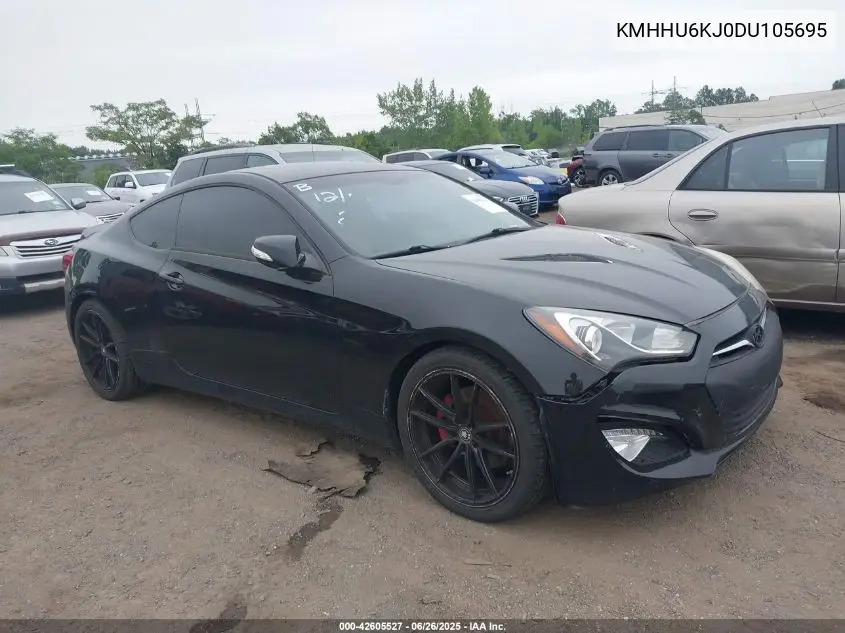 2013 Hyundai Genesis 3.8 Grand Touring VIN: KMHHU6KJ0DU105695 Lot: 42605527