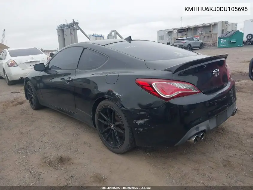 2013 Hyundai Genesis 3.8 Grand Touring VIN: KMHHU6KJ0DU105695 Lot: 42605527
