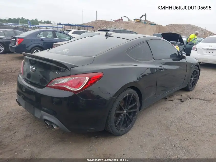 2013 Hyundai Genesis 3.8 Grand Touring VIN: KMHHU6KJ0DU105695 Lot: 42605527