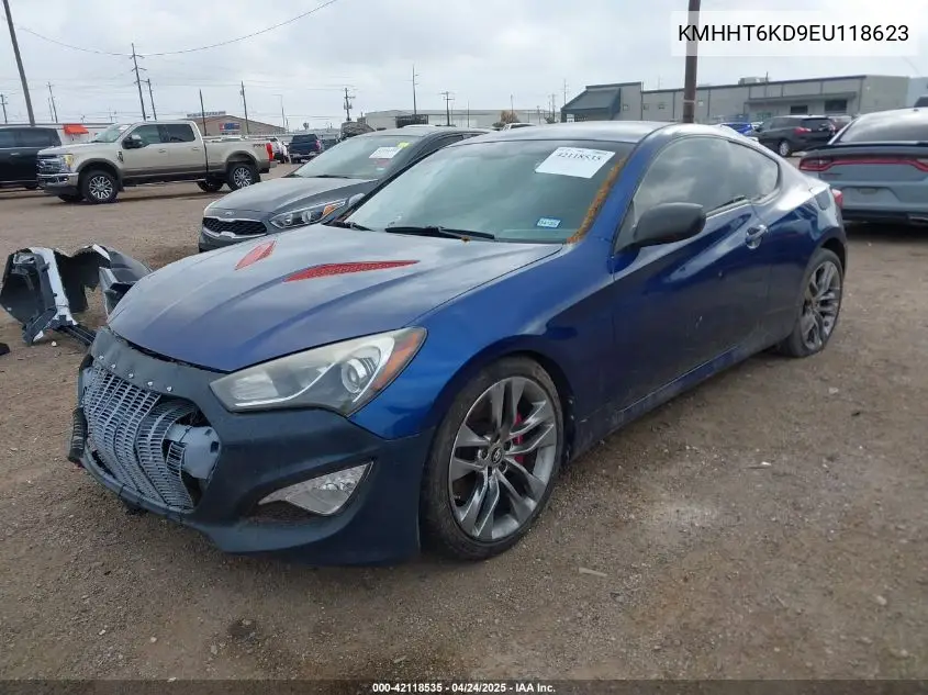 2014 Hyundai Genesis 2.0T R-Spec VIN: KMHHT6KD9EU118623 Lot: 42118535