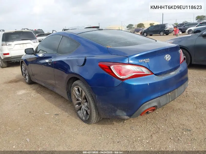 2014 Hyundai Genesis 2.0T R-Spec VIN: KMHHT6KD9EU118623 Lot: 42118535