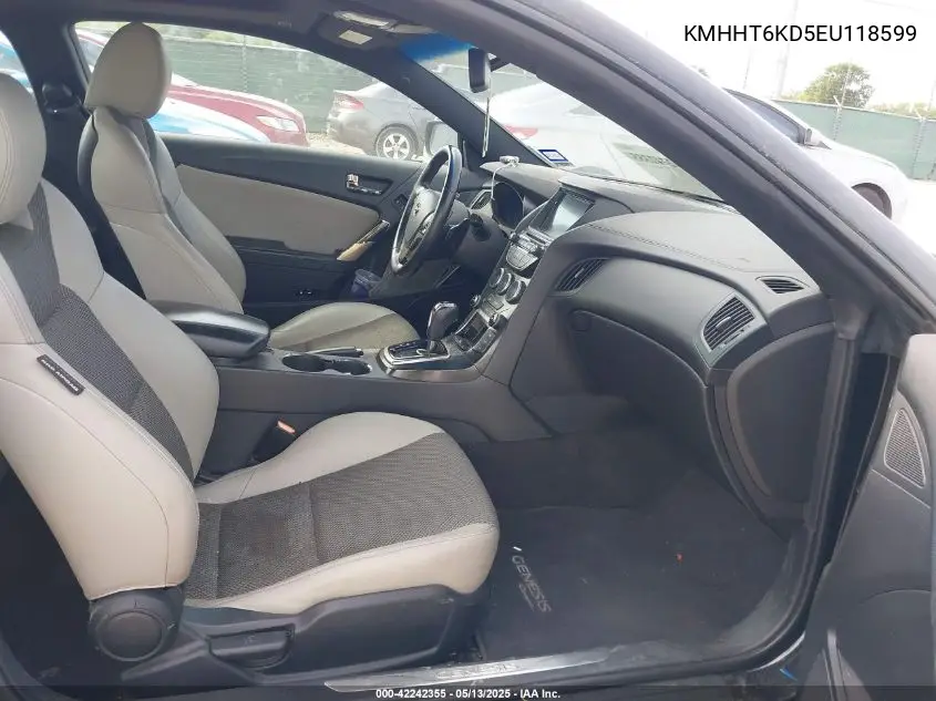 2014 Hyundai Genesis 2.0T Premium VIN: KMHHT6KD5EU118599 Lot: 42242355