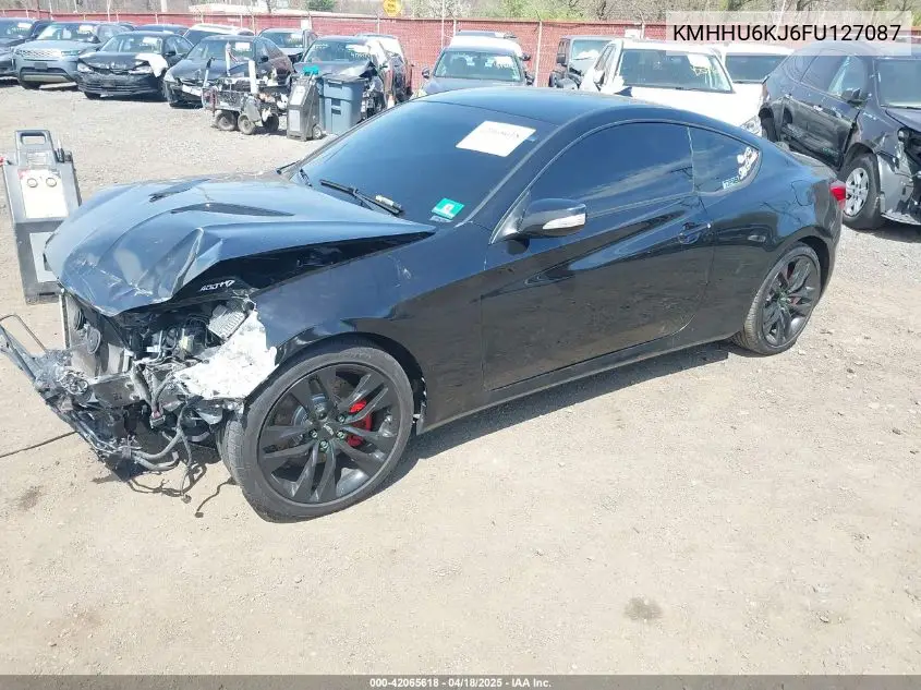 2015 Hyundai Genesis 3.8 R-Spec VIN: KMHHU6KJ6FU127087 Lot: 42065618