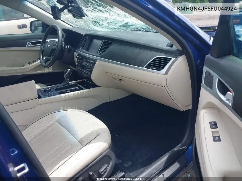 2015 Hyundai Genesis 5.0 VIN: KMHGN4JF5FU044924 Lot: 42252321