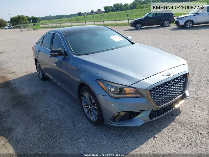 2015 Hyundai Genesis 3.8 VIN: KMHGN4JE2FU087253 Lot: 42594941