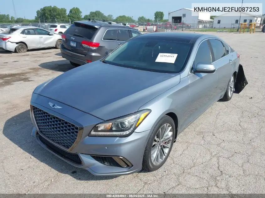 2015 Hyundai Genesis 3.8 VIN: KMHGN4JE2FU087253 Lot: 42594941