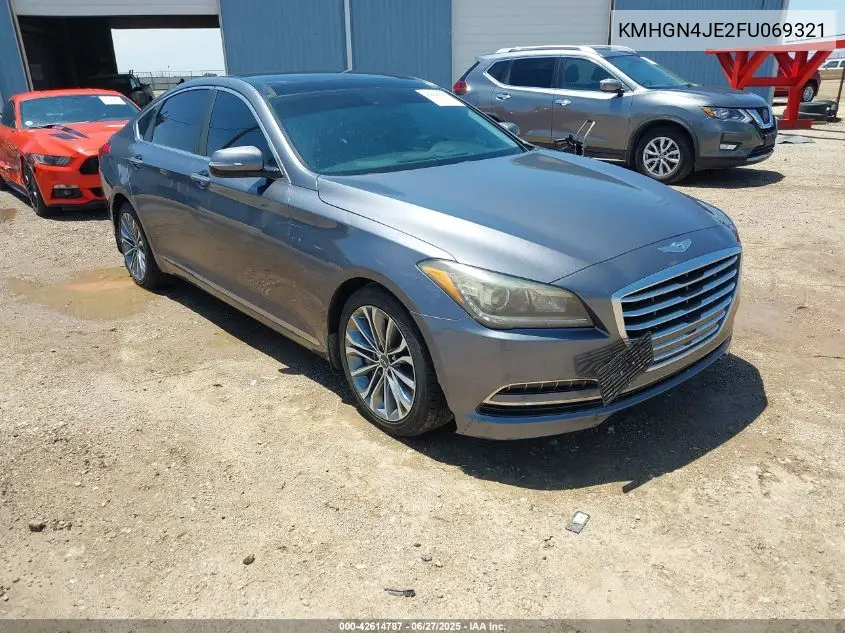 2015 Hyundai Genesis 3.8 VIN: KMHGN4JE2FU069321 Lot: 42614787