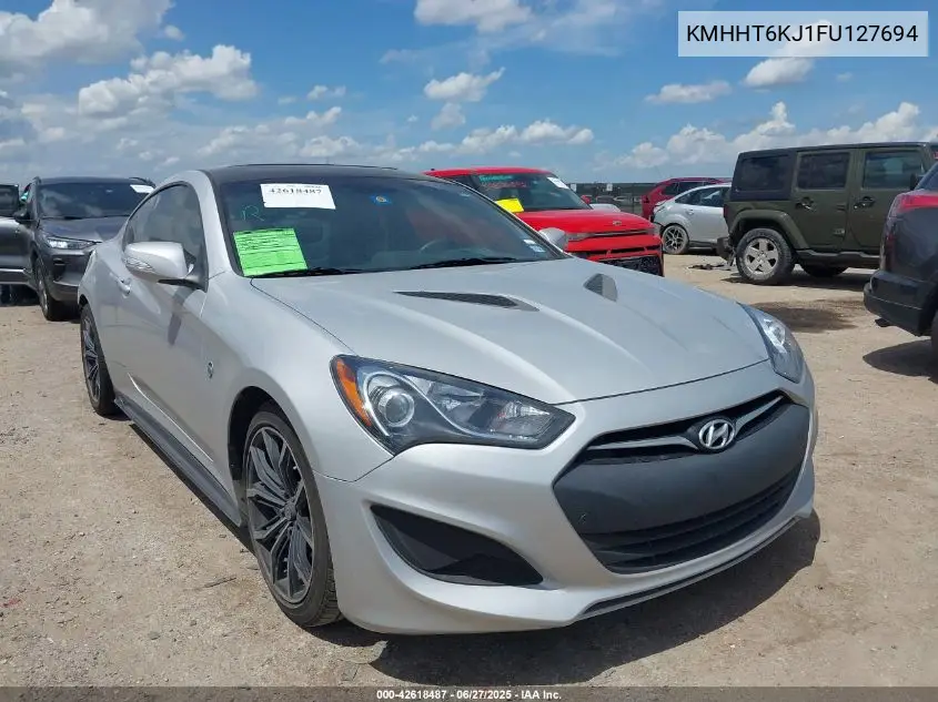 2015 Hyundai Genesis 3.8 Base VIN: KMHHT6KJ1FU127694 Lot: 42618487