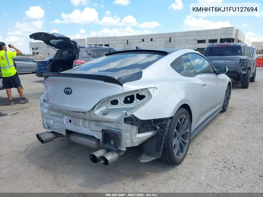 2015 Hyundai Genesis 3.8 Base VIN: KMHHT6KJ1FU127694 Lot: 42618487