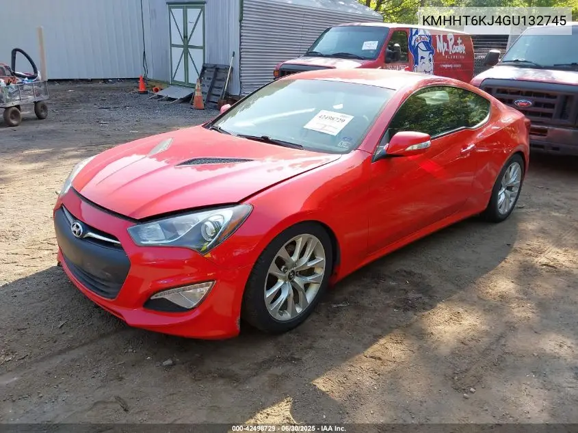 2016 Hyundai Genesis 3.8 Base VIN: KMHHT6KJ4GU132745 Lot: 42498729