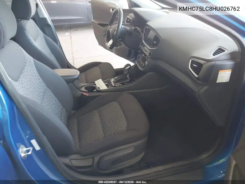 2017 Hyundai Ioniq Hybrid Sel VIN: KMHC75LC8HU026762 Lot: 42249357