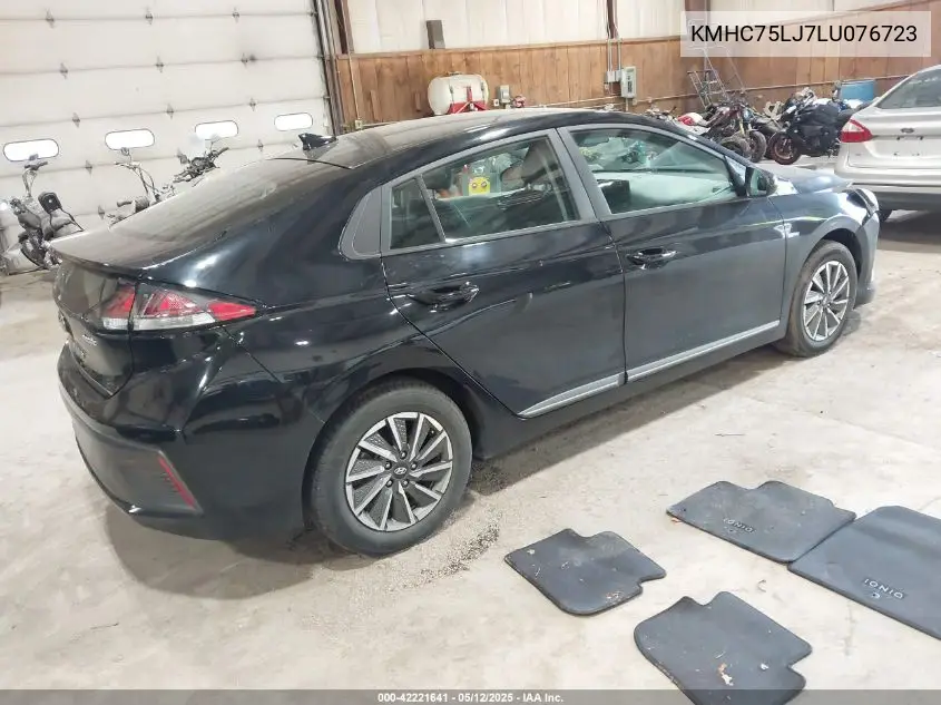 2020 Hyundai Ioniq Electric Se VIN: KMHC75LJ7LU076723 Lot: 42221641