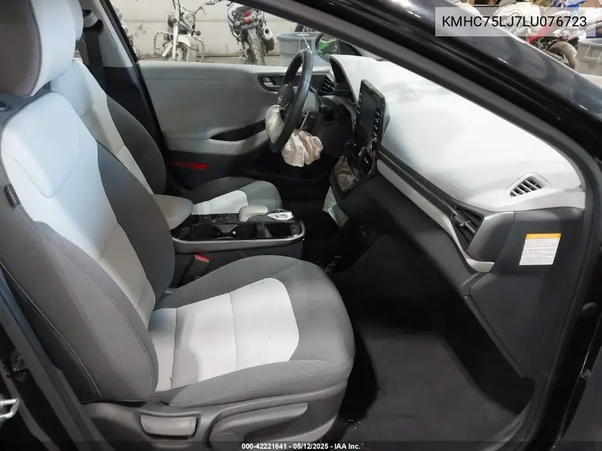 2020 Hyundai Ioniq Electric Se VIN: KMHC75LJ7LU076723 Lot: 42221641