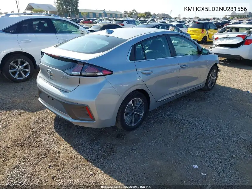 2022 Hyundai Ioniq Plug-In Hybrid Limited VIN: KMHCX5LD2NU281556 Lot: 42587433