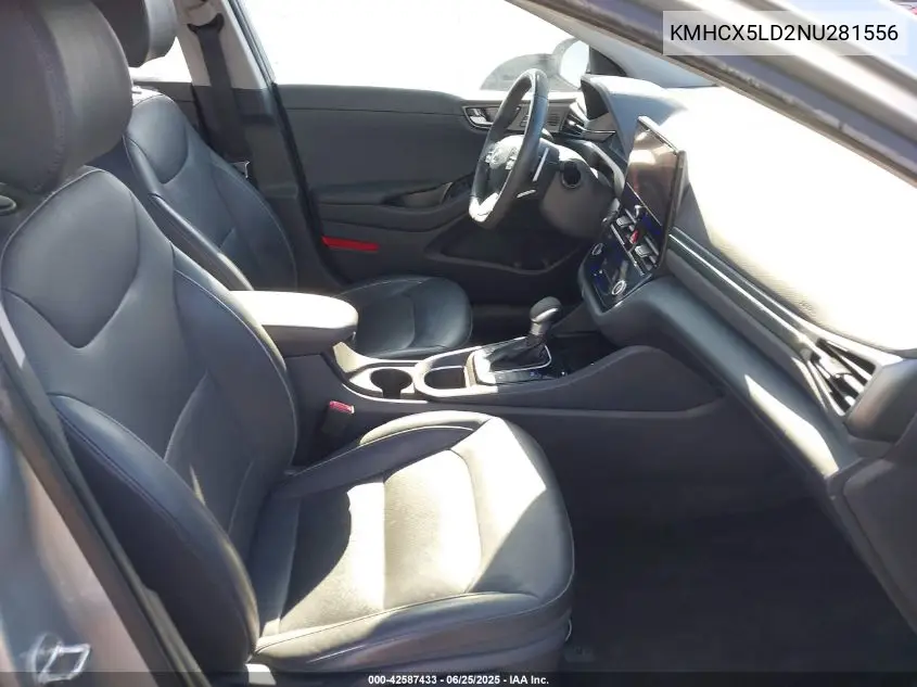 2022 Hyundai Ioniq Plug-In Hybrid Limited VIN: KMHCX5LD2NU281556 Lot: 42587433