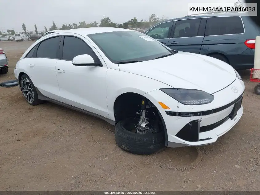 2023 Hyundai Ioniq 6 Sel VIN: KMHM34AA1PA046038 Lot: 42583186