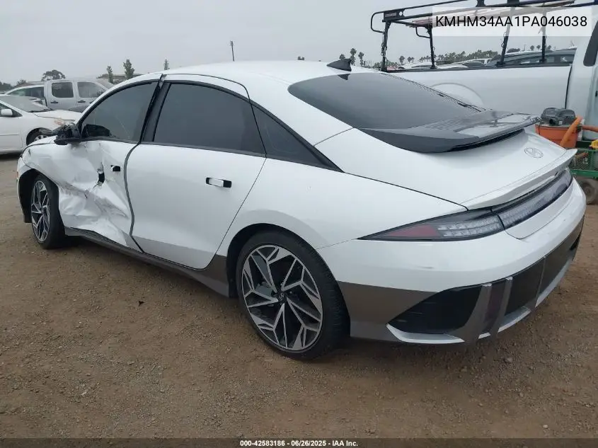 2023 Hyundai Ioniq 6 Sel VIN: KMHM34AA1PA046038 Lot: 42583186