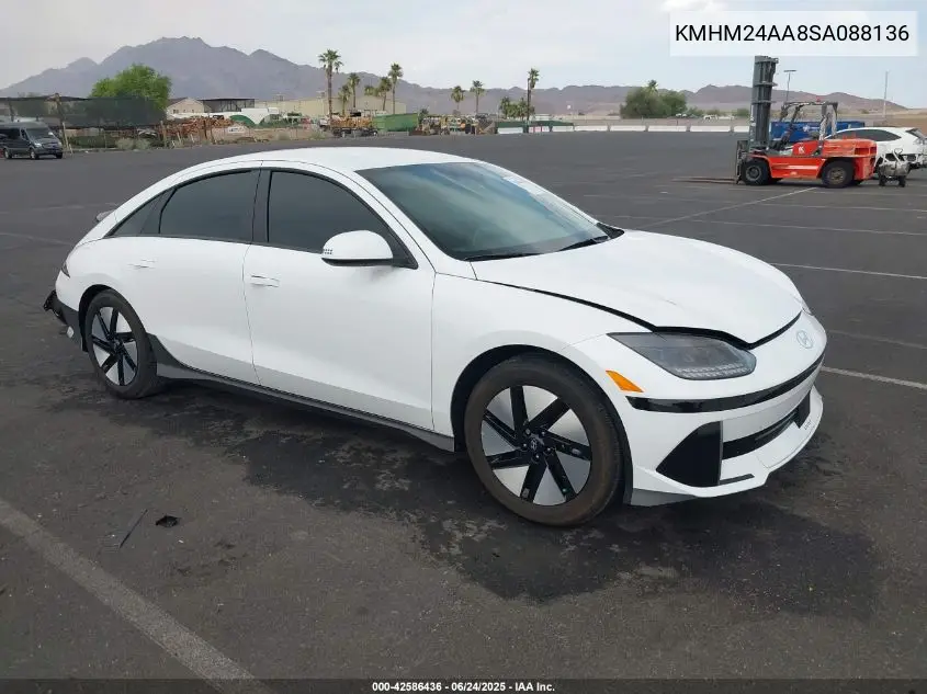 2025 Hyundai Ioniq 6 Se VIN: KMHM24AA8SA088136 Lot: 42586436