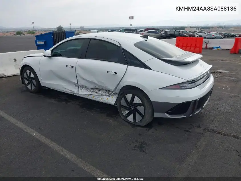 2025 Hyundai Ioniq 6 Se VIN: KMHM24AA8SA088136 Lot: 42586436