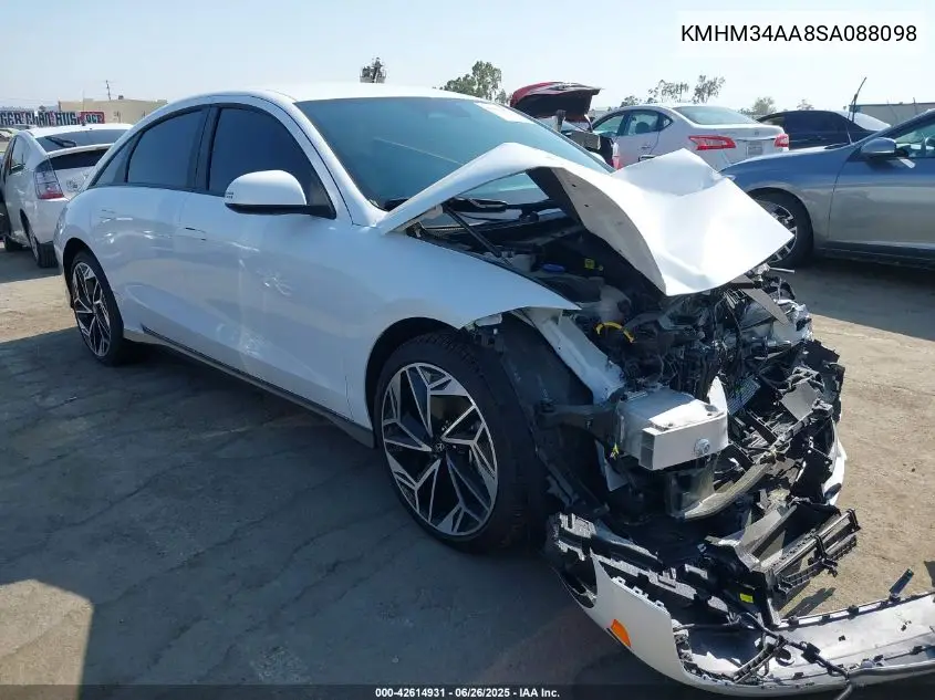 2025 Hyundai Ioniq 6 Sel VIN: KMHM34AA8SA088098 Lot: 42614931