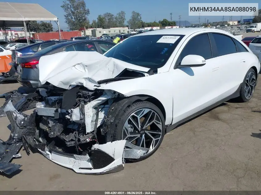 2025 Hyundai Ioniq 6 Sel VIN: KMHM34AA8SA088098 Lot: 42614931