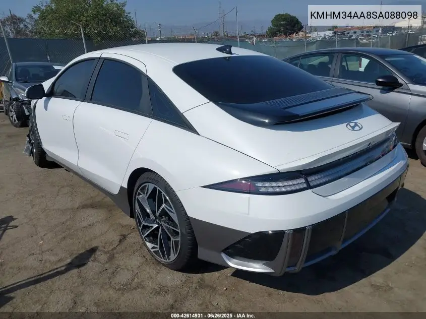 2025 Hyundai Ioniq 6 Sel VIN: KMHM34AA8SA088098 Lot: 42614931