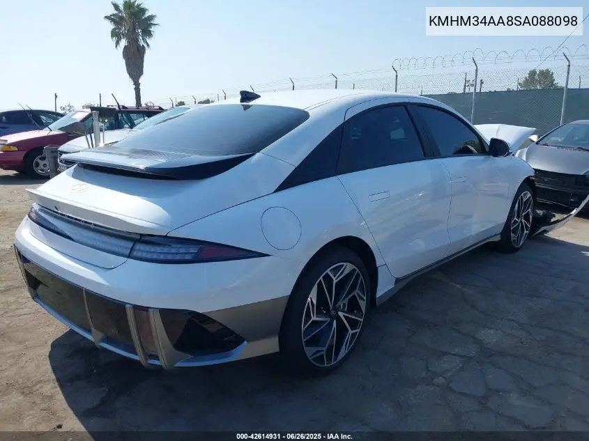 2025 Hyundai Ioniq 6 Sel VIN: KMHM34AA8SA088098 Lot: 42614931