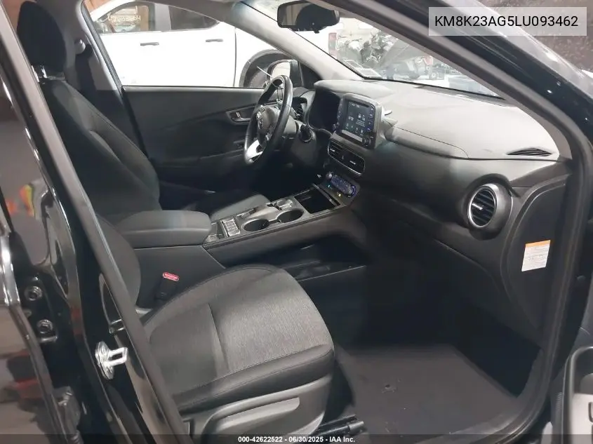 2020 Hyundai Kona Electric Sel VIN: KM8K23AG5LU093462 Lot: 42622522