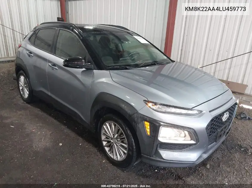 2020 Hyundai Kona Sel VIN: KM8K22AA4LU459773 Lot: 42798215