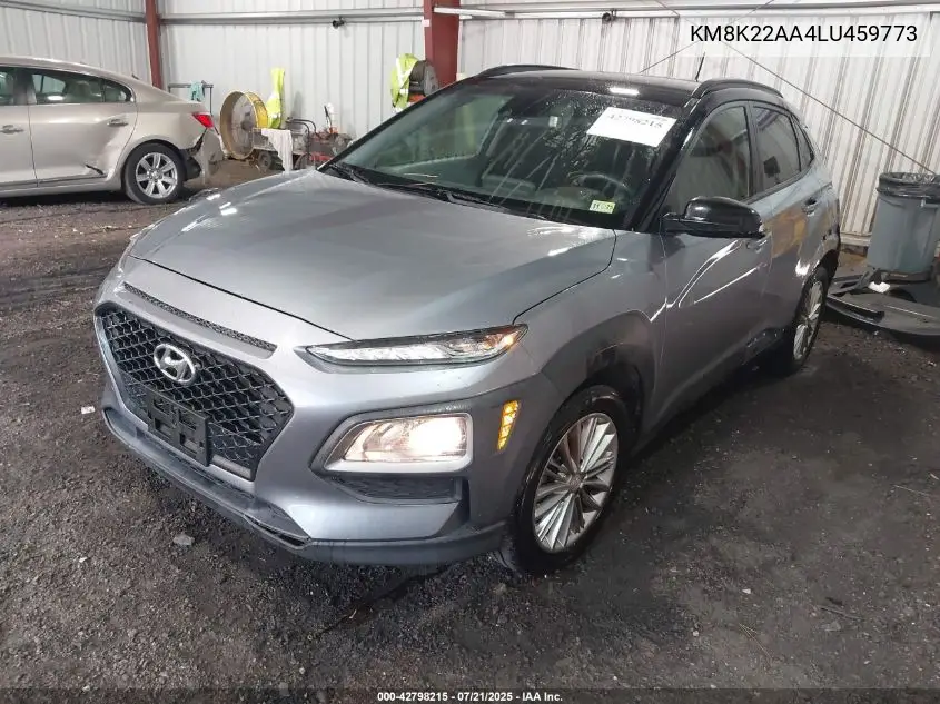 2020 Hyundai Kona Sel VIN: KM8K22AA4LU459773 Lot: 42798215