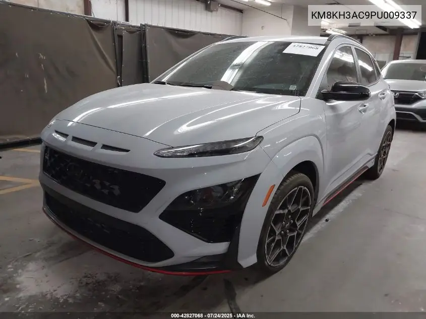 2023 Hyundai Kona N VIN: KM8KH3AC9PU009337 Lot: 42827068