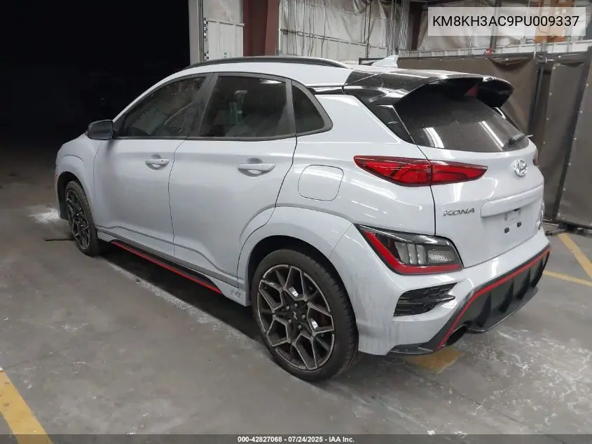 2023 Hyundai Kona N VIN: KM8KH3AC9PU009337 Lot: 42827068