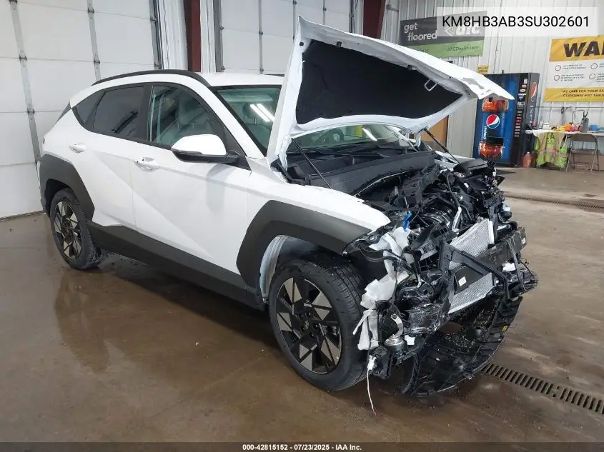 2025 Hyundai Kona Sel VIN: KM8HB3AB3SU302601 Lot: 42815152