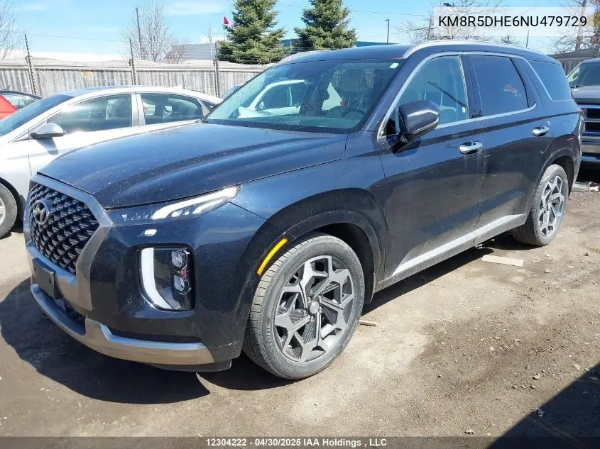 2022 Hyundai Palisade Ultimate Calligraphy VIN: KM8R5DHE6NU479729 Lot: 12304222
