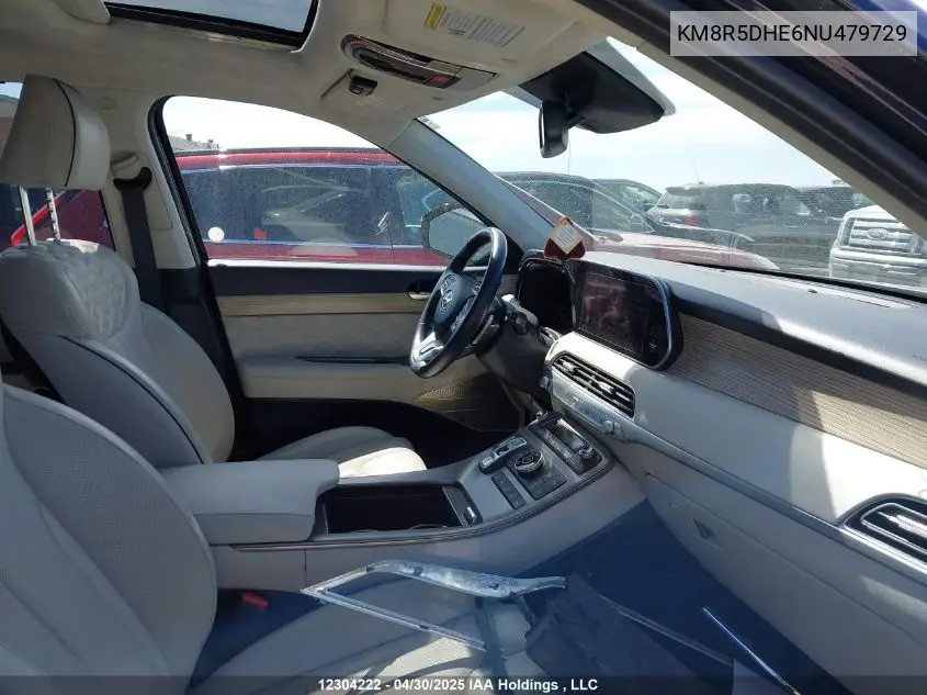 2022 Hyundai Palisade Ultimate Calligraphy VIN: KM8R5DHE6NU479729 Lot: 12304222