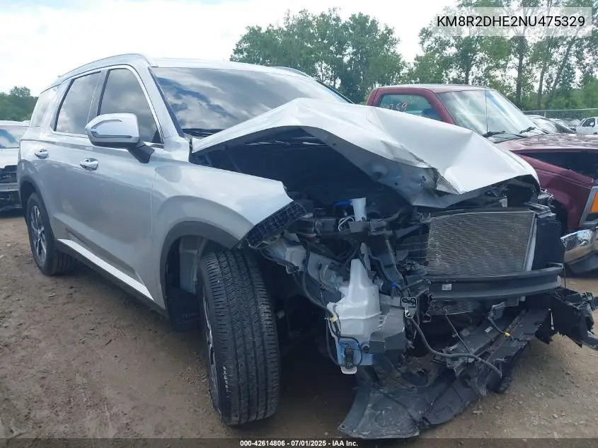 2022 Hyundai Palisade Sel VIN: KM8R2DHE2NU475329 Lot: 42614806