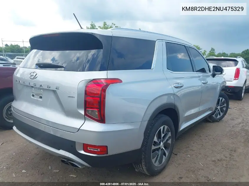 2022 Hyundai Palisade Sel VIN: KM8R2DHE2NU475329 Lot: 42614806