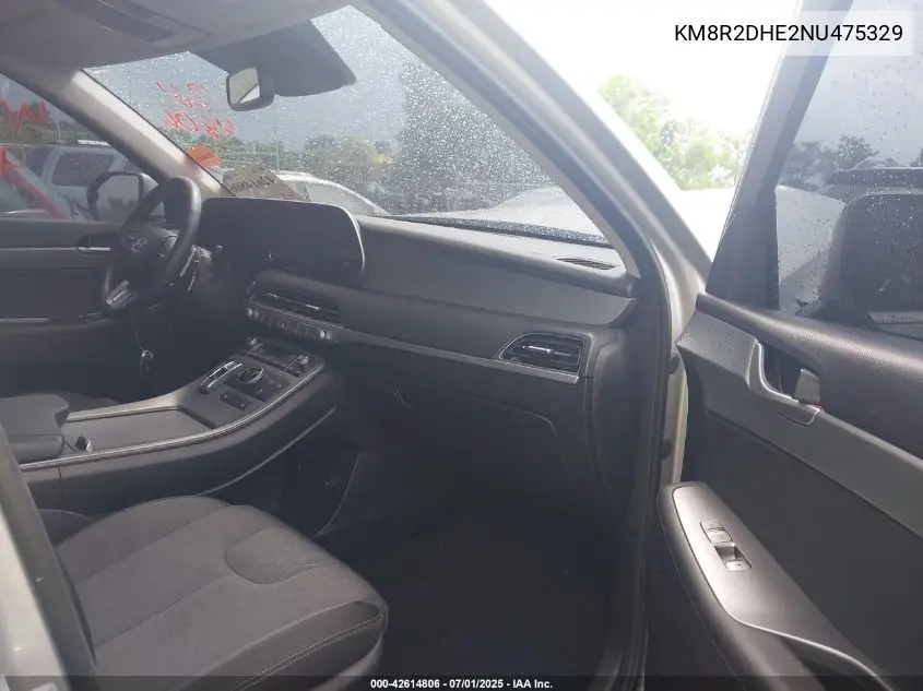 2022 Hyundai Palisade Sel VIN: KM8R2DHE2NU475329 Lot: 42614806
