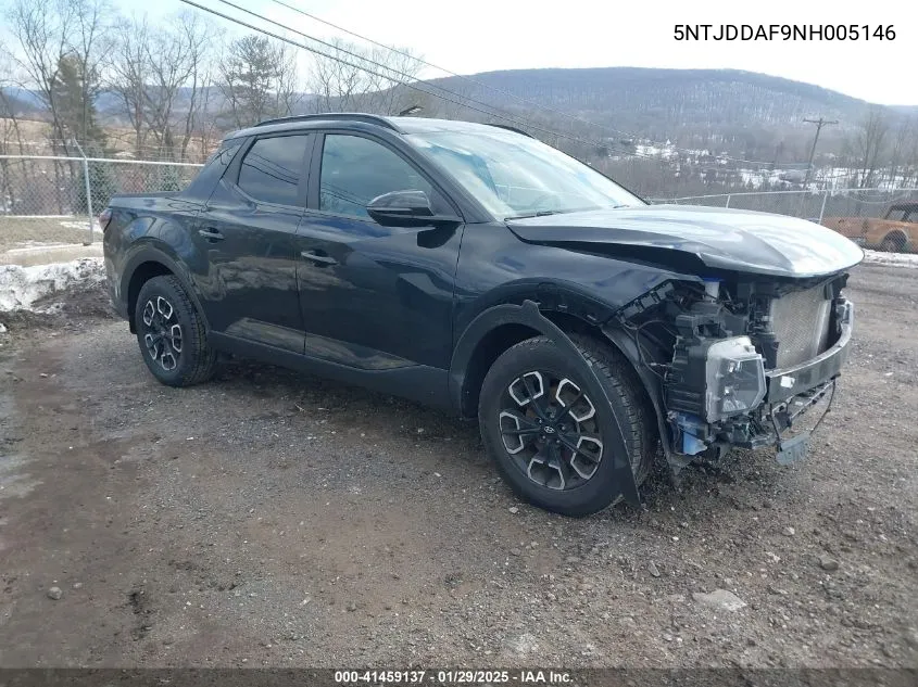 2022 Hyundai Santa Cruz Sel Premium VIN: 5NTJDDAF9NH005146 Lot: 41459137