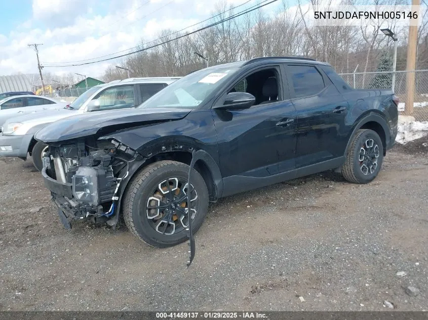 2022 Hyundai Santa Cruz Sel Premium VIN: 5NTJDDAF9NH005146 Lot: 41459137