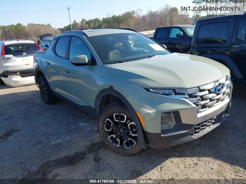 2022 Hyundai Santa Cruz Sel Premium VIN: 5NTJDDAF8NH030975 Lot: 41768166