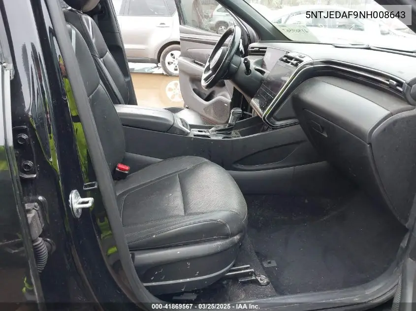 2022 Hyundai Santa Cruz Limited VIN: 5NTJEDAF9NH008643 Lot: 41869567