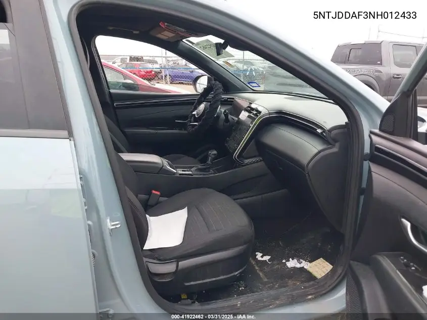 2022 Hyundai Santa Cruz Sel Premium VIN: 5NTJDDAF3NH012433 Lot: 41922462