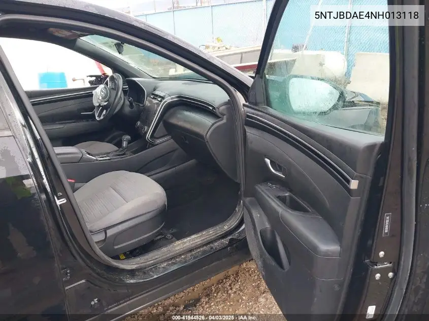2022 Hyundai Santa Cruz Sel VIN: 5NTJBDAE4NH013118 Lot: 41944526
