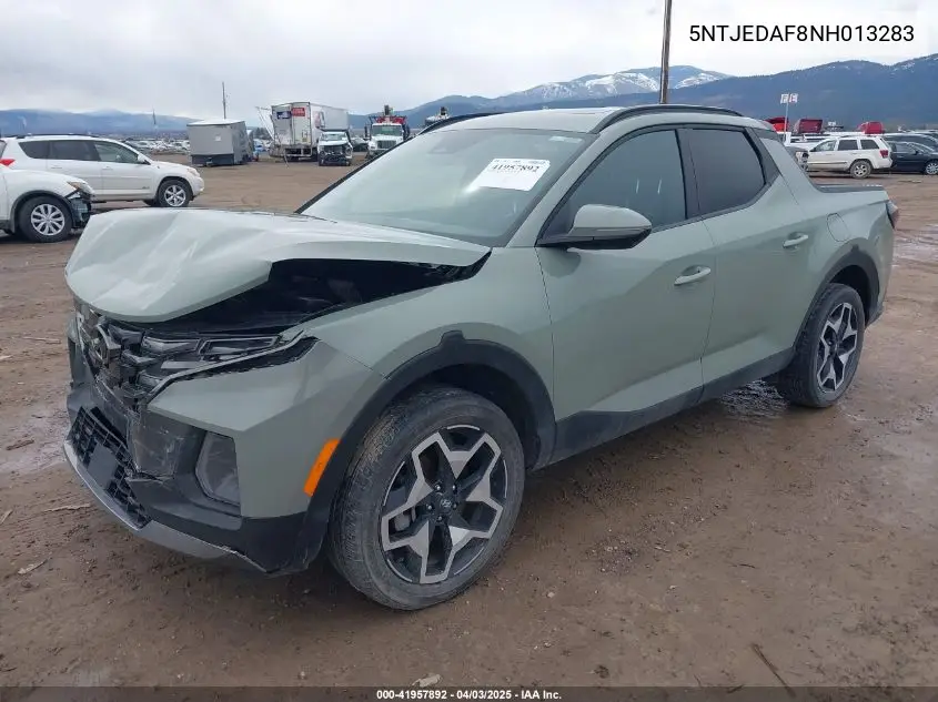 2022 Hyundai Santa Cruz Limited VIN: 5NTJEDAF8NH013283 Lot: 41957892