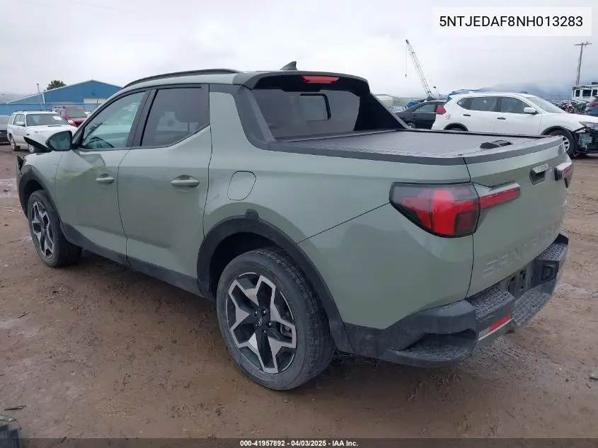 2022 Hyundai Santa Cruz Limited VIN: 5NTJEDAF8NH013283 Lot: 41957892