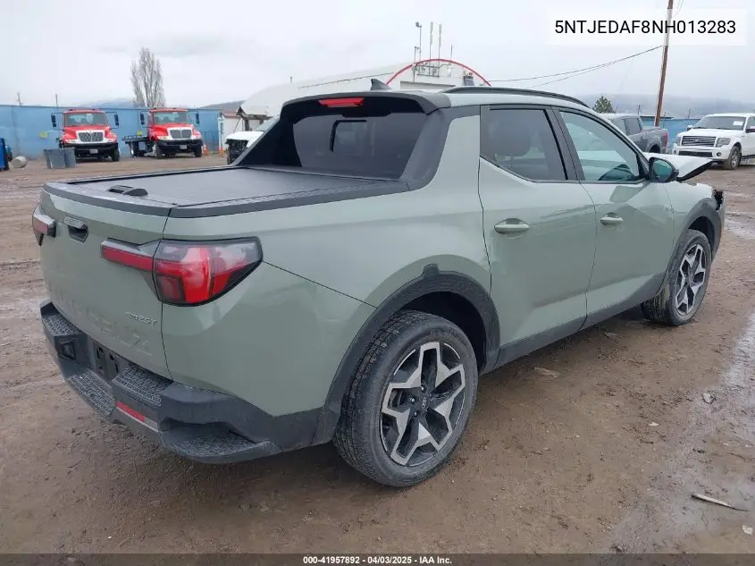 2022 Hyundai Santa Cruz Limited VIN: 5NTJEDAF8NH013283 Lot: 41957892