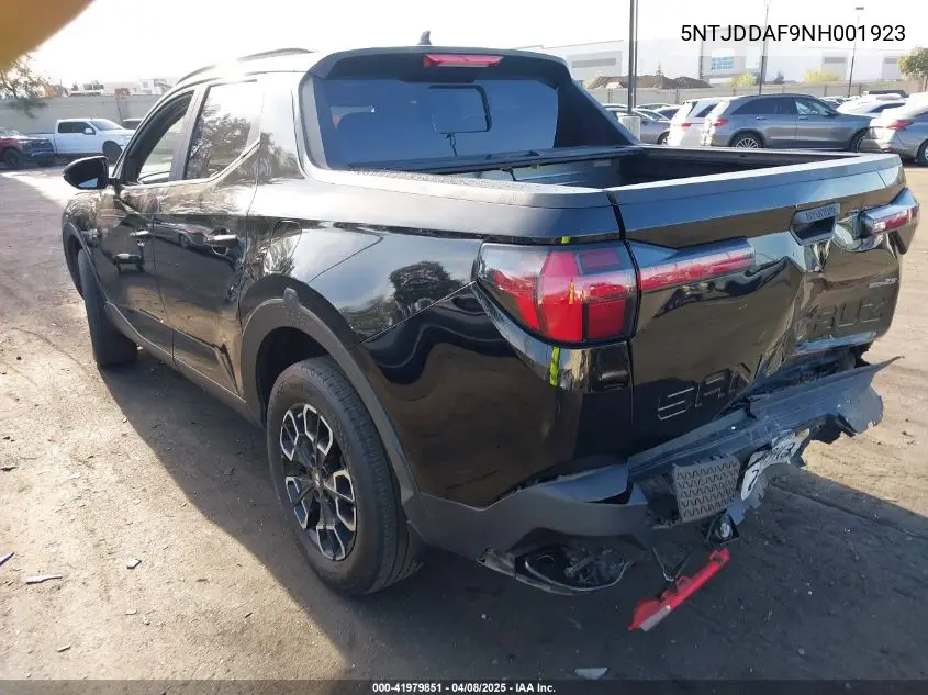 2022 Hyundai Santa Cruz Sel Premium VIN: 5NTJDDAF9NH001923 Lot: 41979851